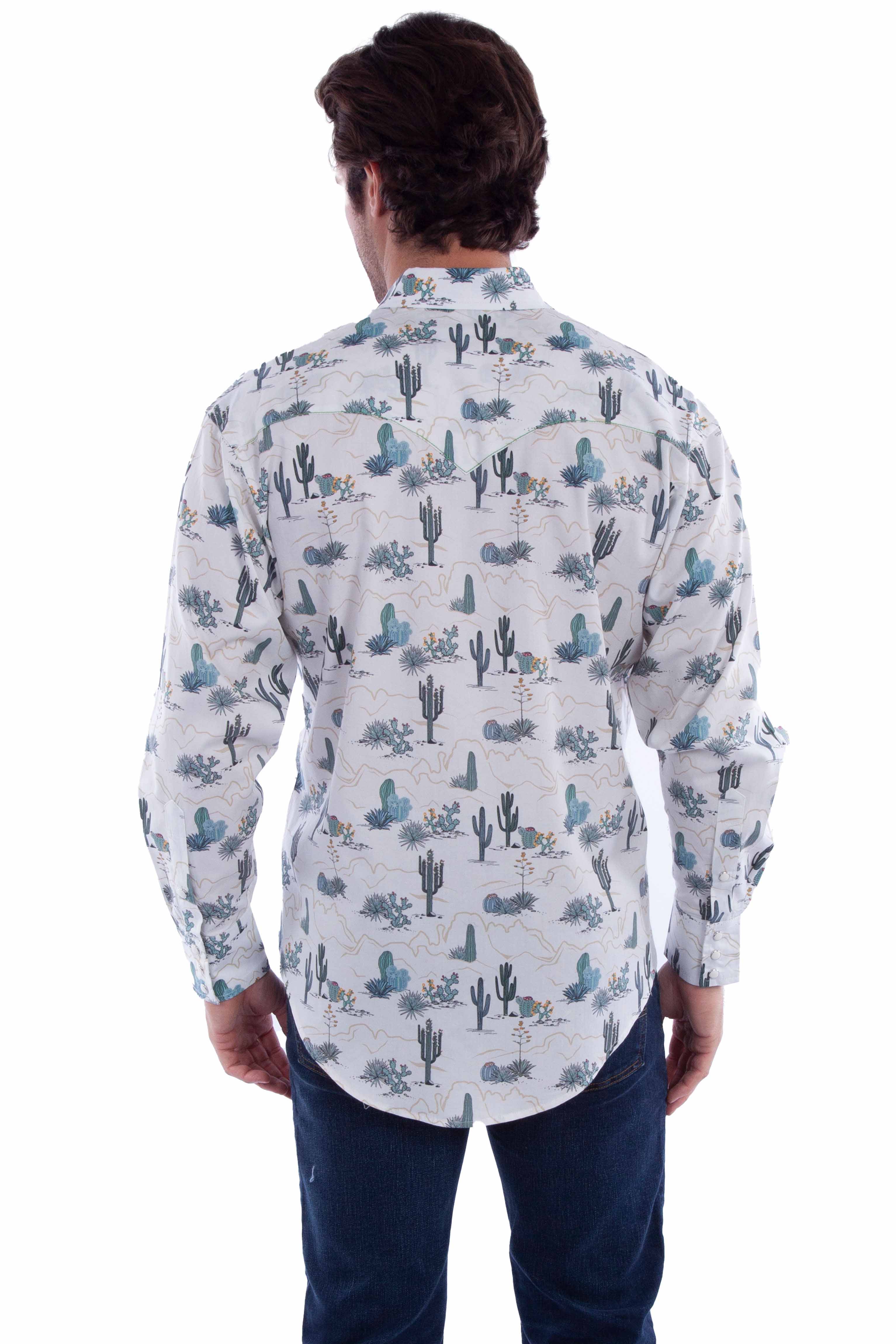 cactus dress shirt Cruel Girl Girls' Western Cactus Print Long Sleeve Button Down Western
