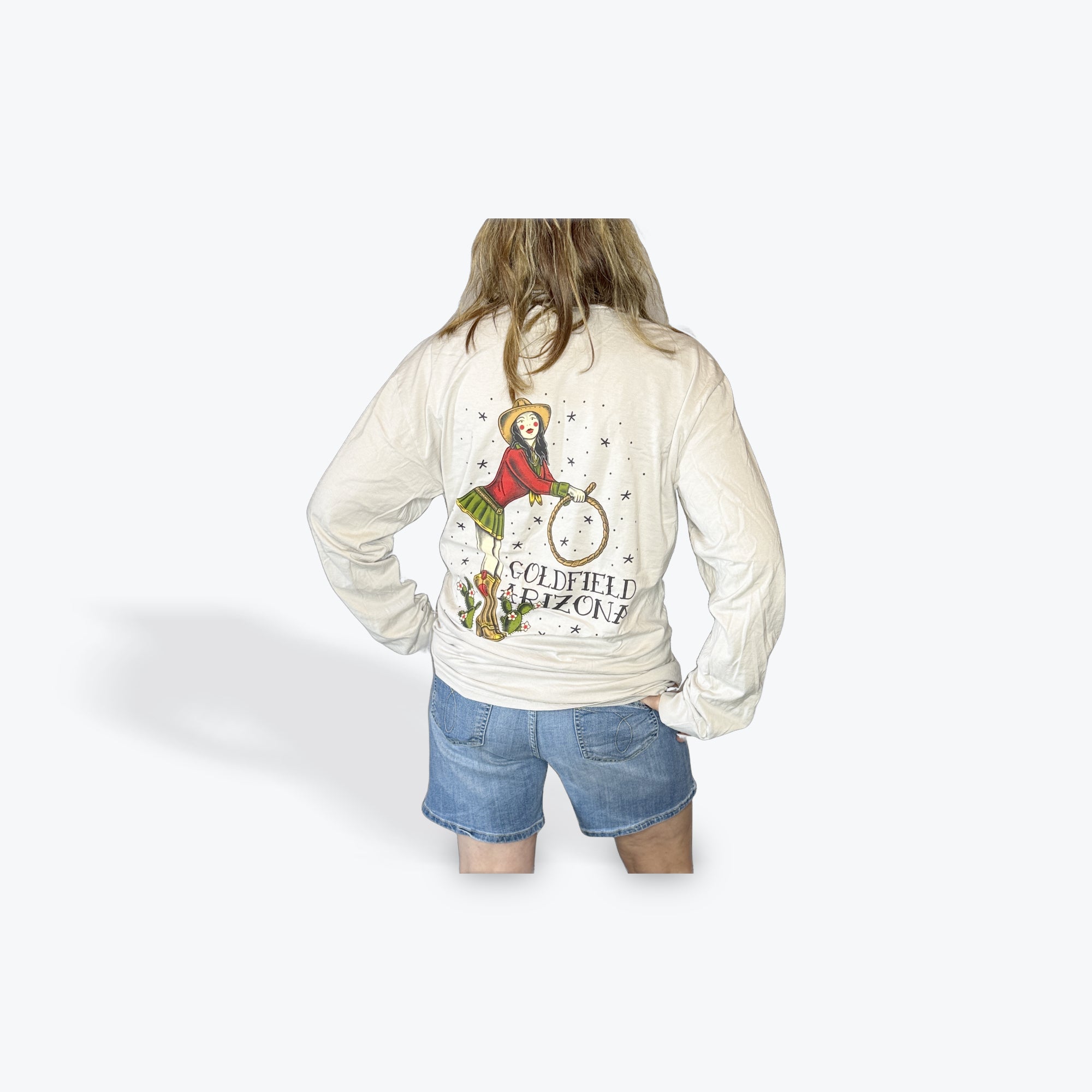Cowgirl Tattoo Long Sleeve T