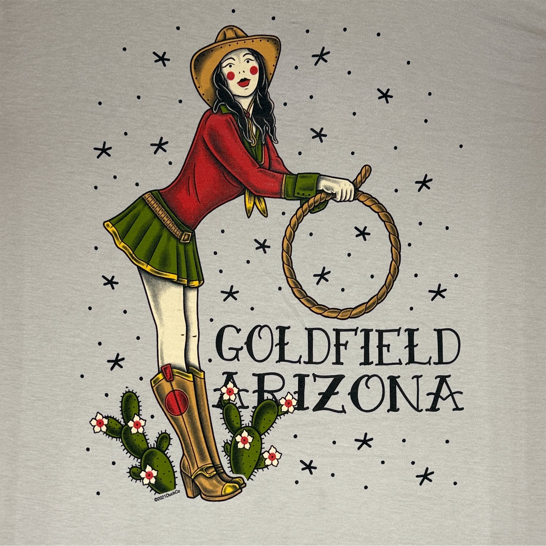 Cowgirl Tattoo Long Sleeve T